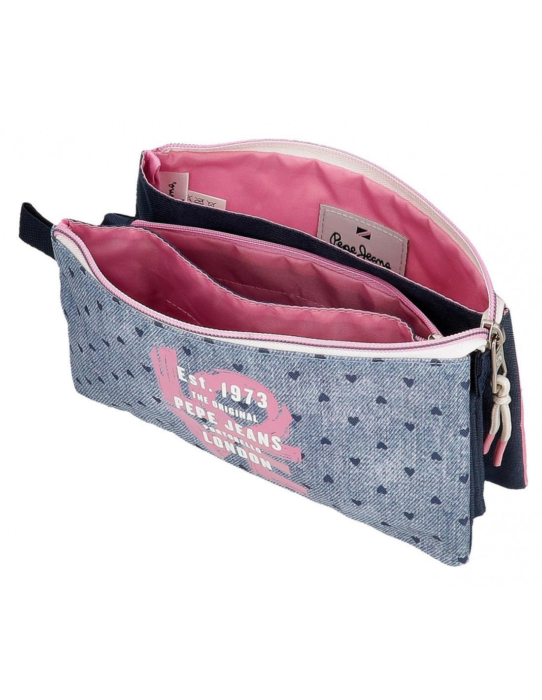 Porta Lápis Triplo Noni Denim - Pepe Jeans