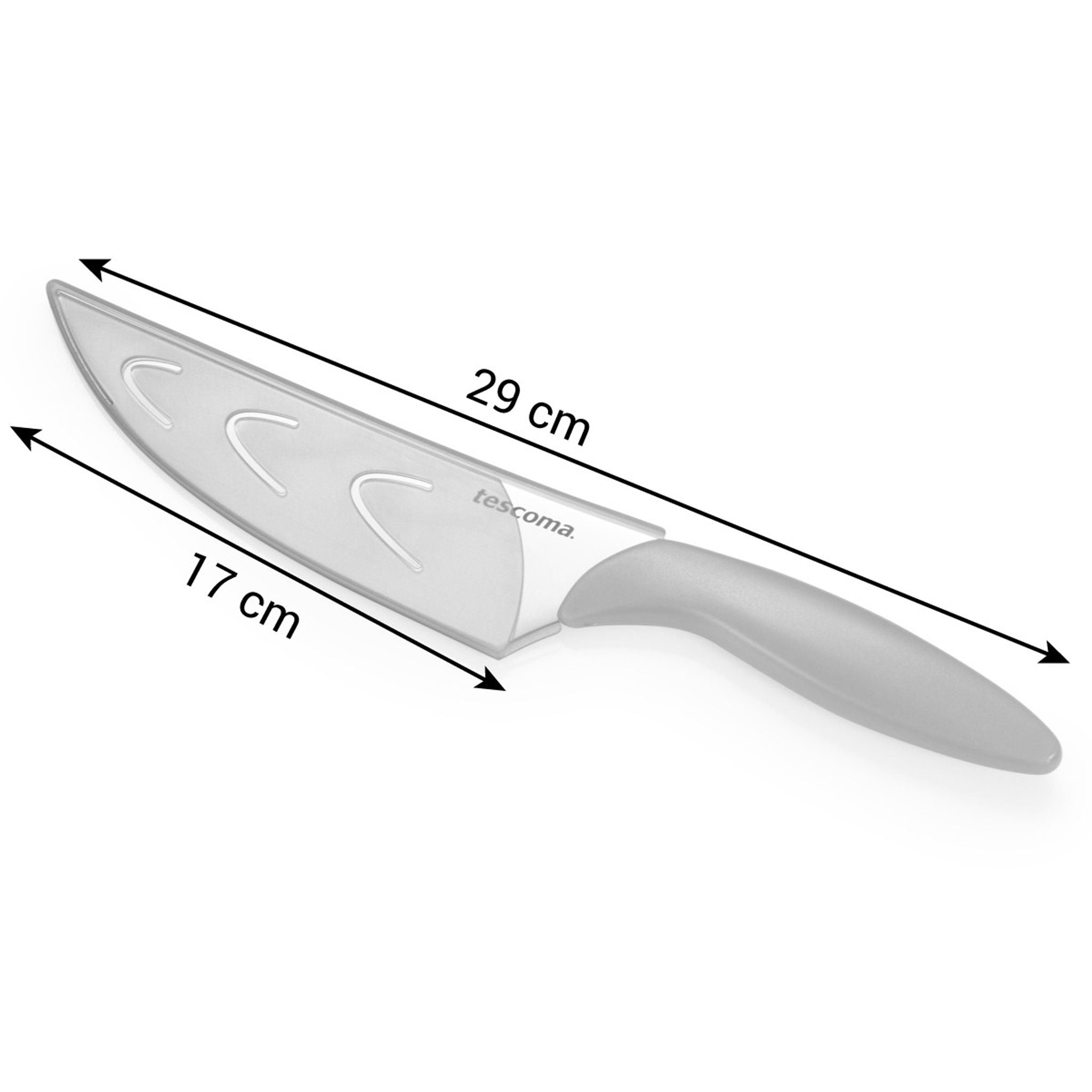 Faca de Cozinha 17 cm c/capa protetora - MMOVE