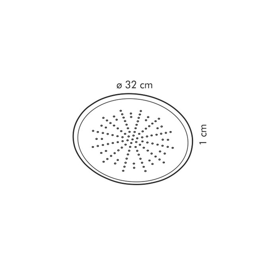 Forma para Pizza Perfurada - DELICIA