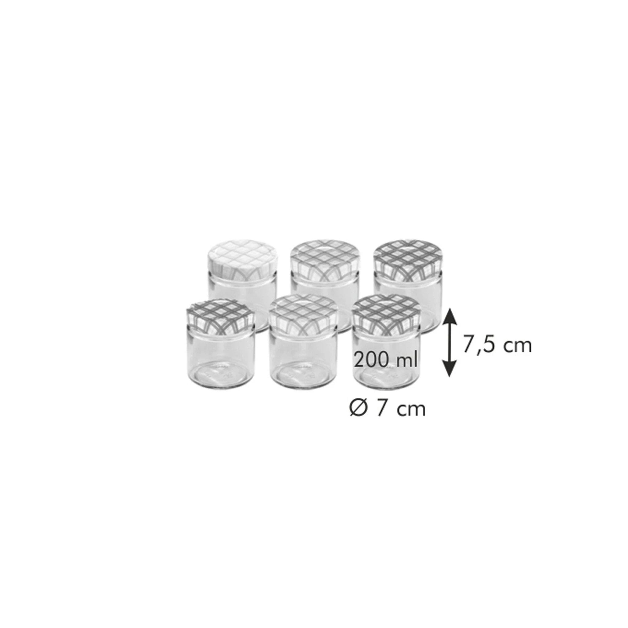 Frascos de Conserva - DELLA CASA (6 pcs)