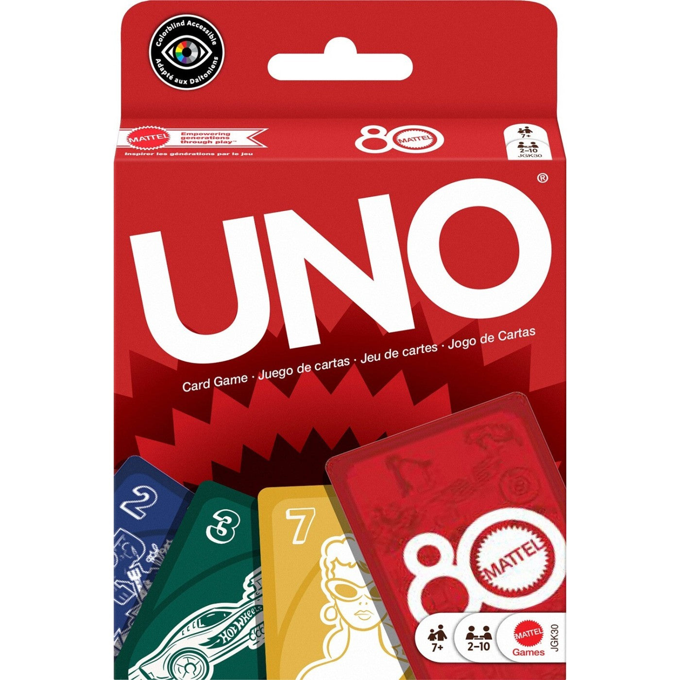 Jogo UNO 80º Aniversário