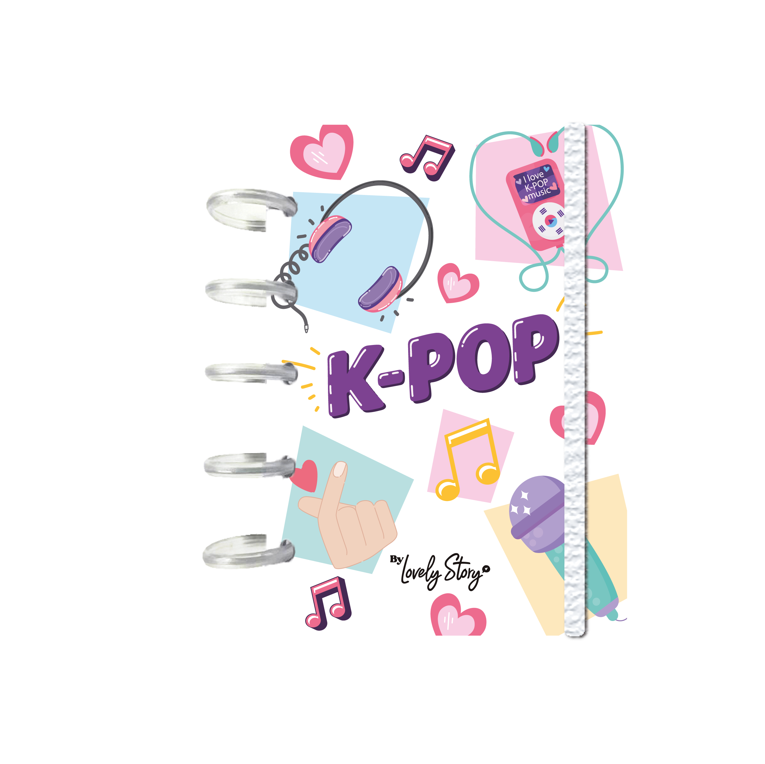 Caderno A6  Ice – K-Pop