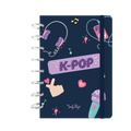 Caderno A5 Dark Blue K-Pop