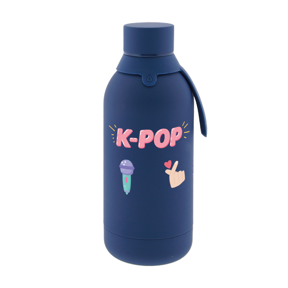 Garrafa Térmica 500ml Dark Blue K-Pop