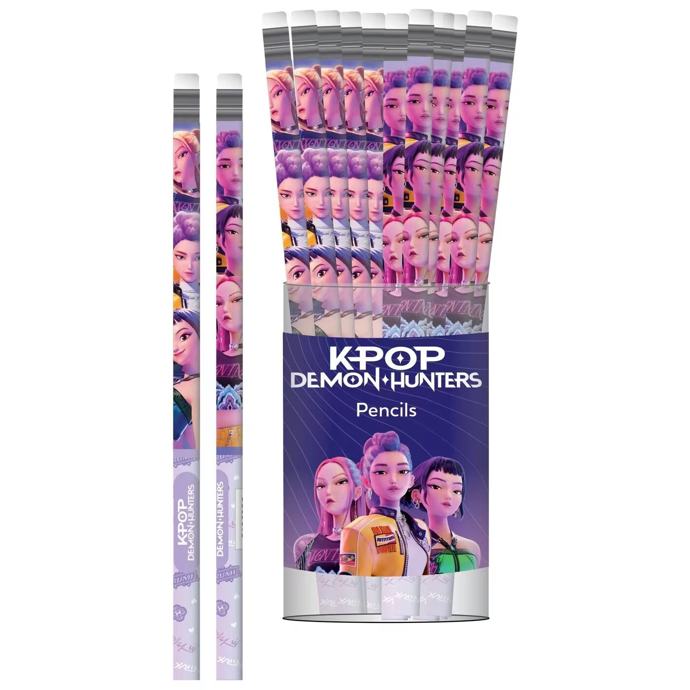 Lápis c/Borracha - K-Pop Demon Hunters