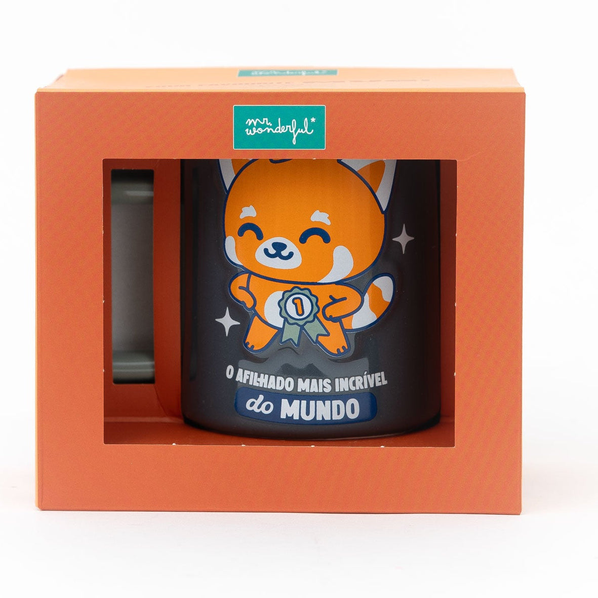 Caneca 3D Panda Vermelho - Mr Wonderful