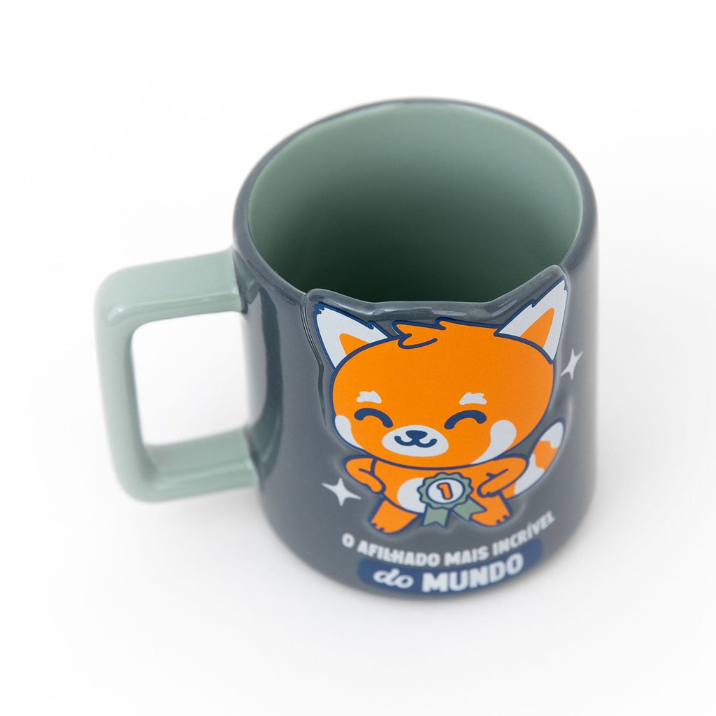 Caneca 3D Panda Vermelho - Mr Wonderful