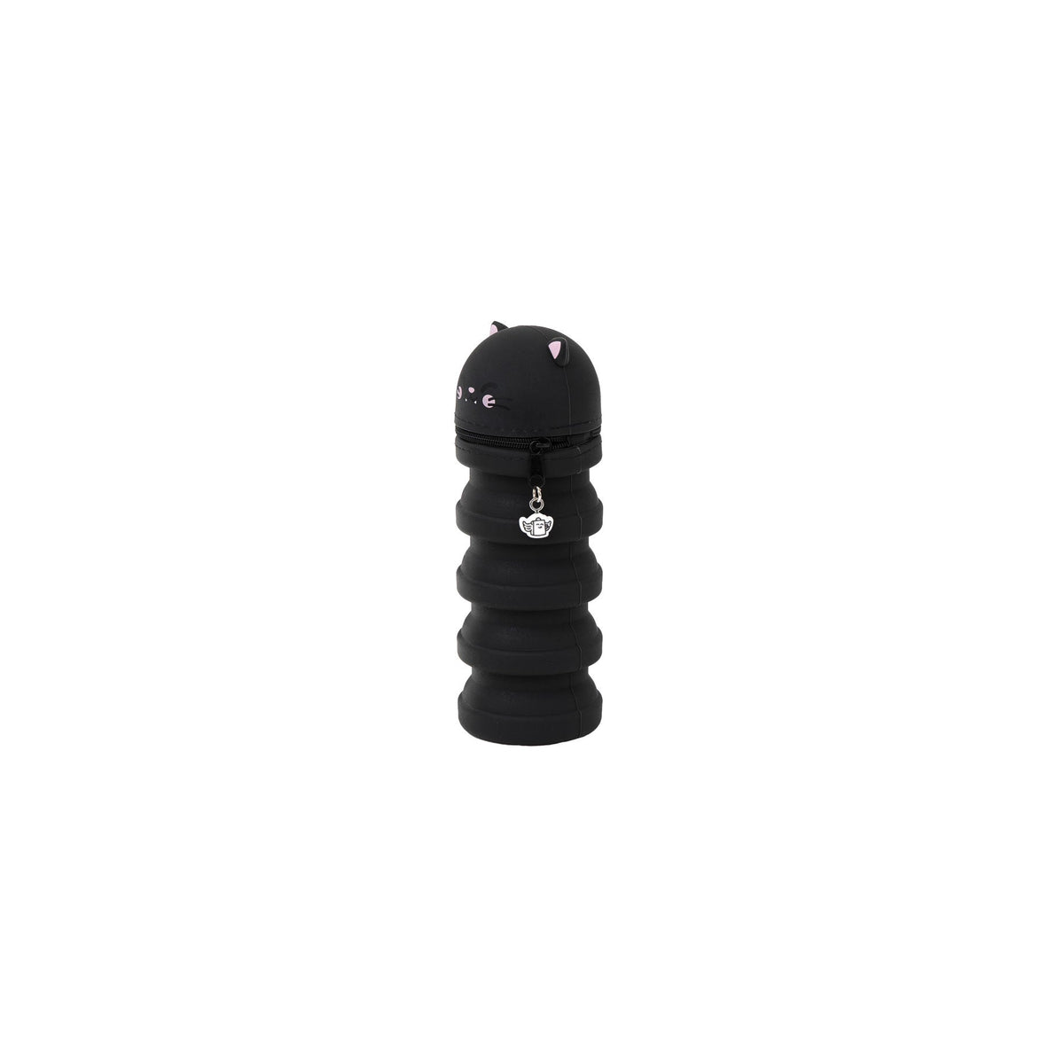 Estojo Extensível em Silicone - Gato preto