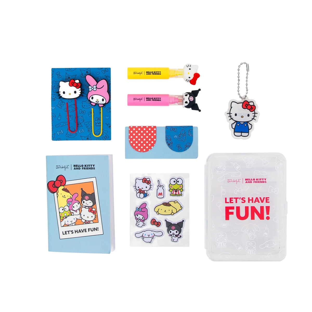 Kit Decorar Agenda Hello Kitty & Friends – Let’s have fun! - Mr.Wonderful