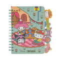 Caderno A5 com Separadores Hello Kitty & Friends - Camping