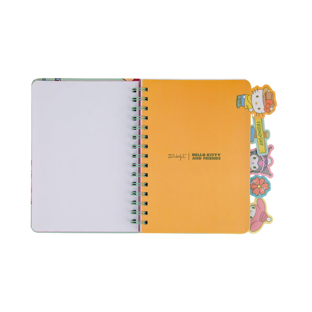 Caderno A5 com Separadores Hello Kitty & Friends - Camping