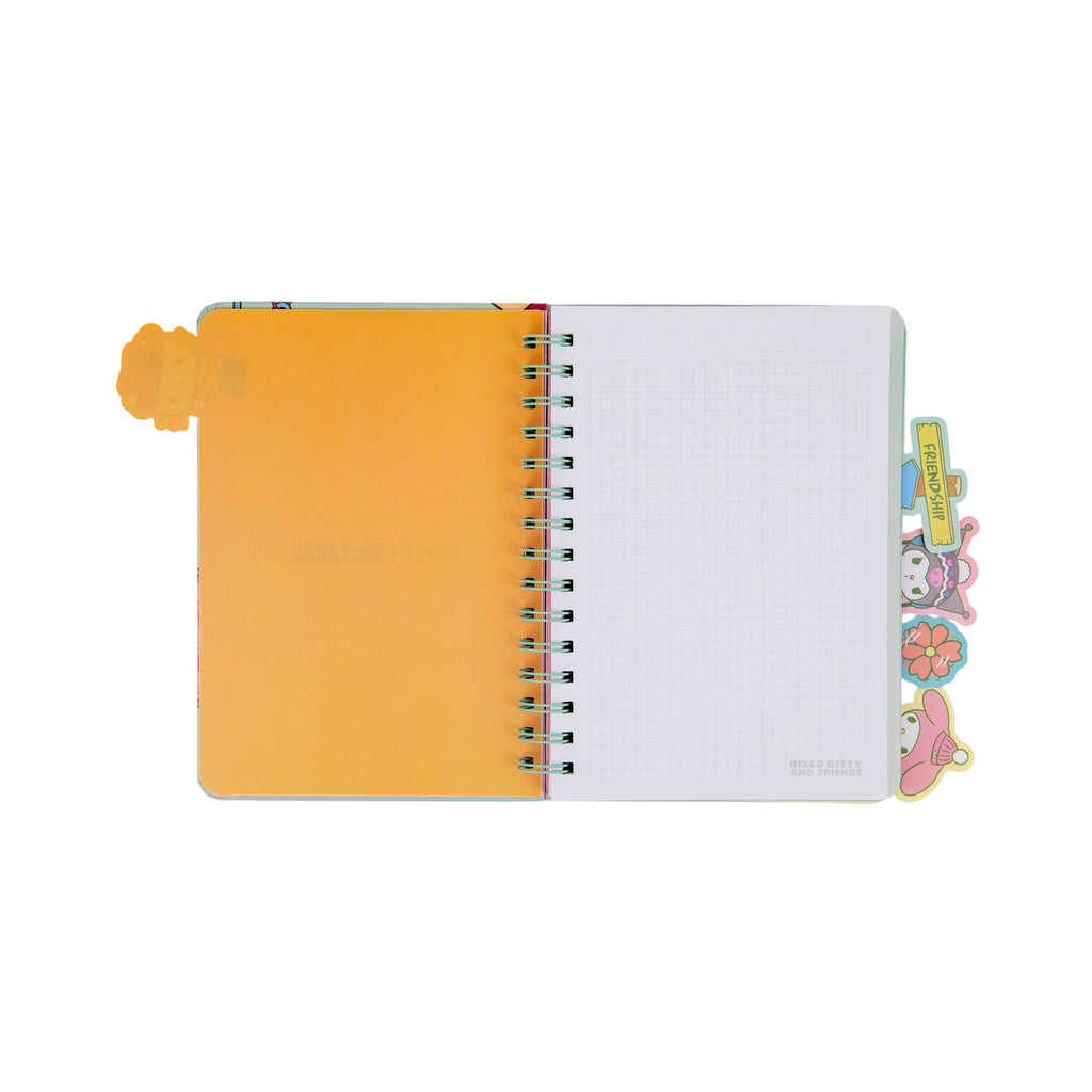 Caderno A5 com Separadores Hello Kitty & Friends - Camping