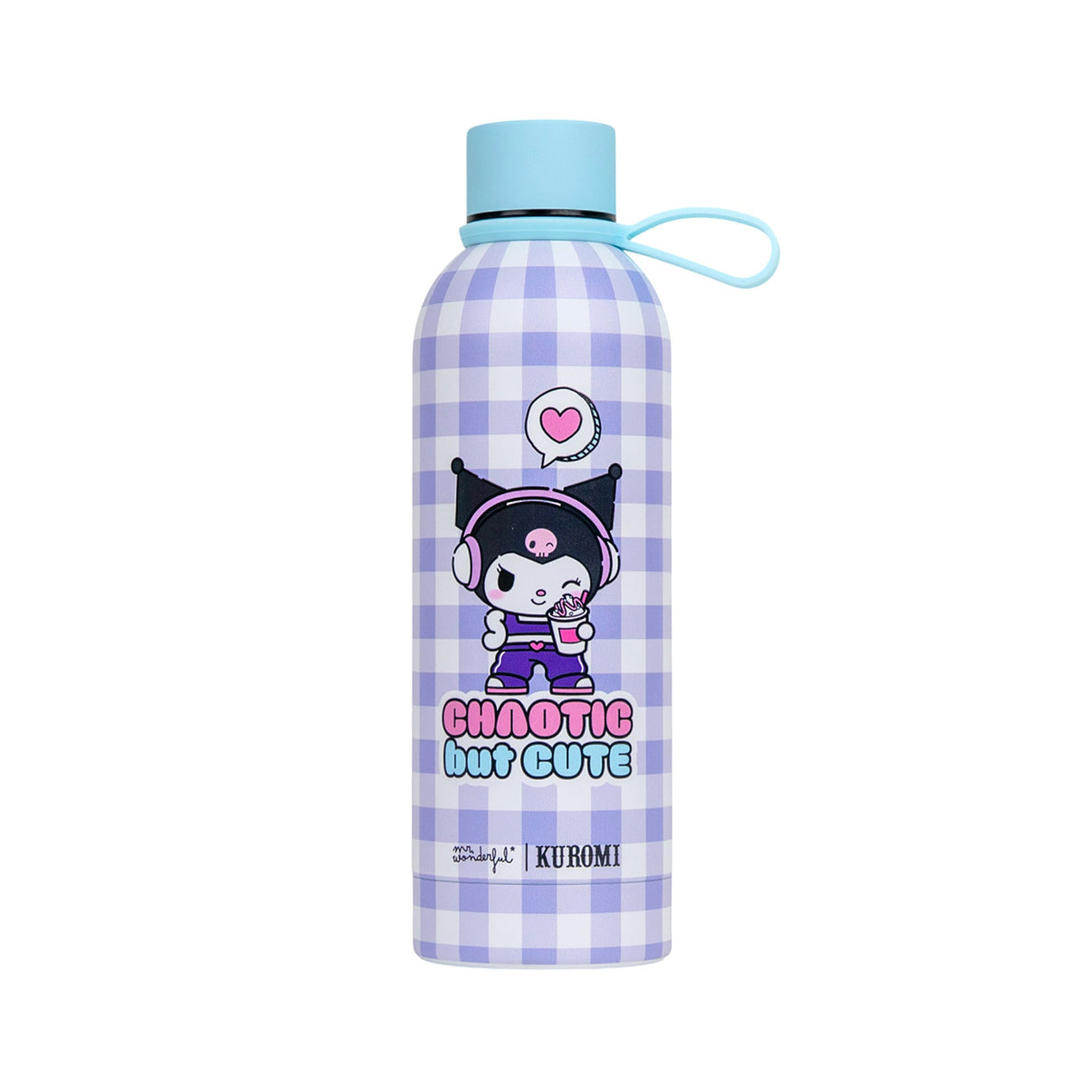 Garrafa Térmica Kuromi - Chaotic but Cute