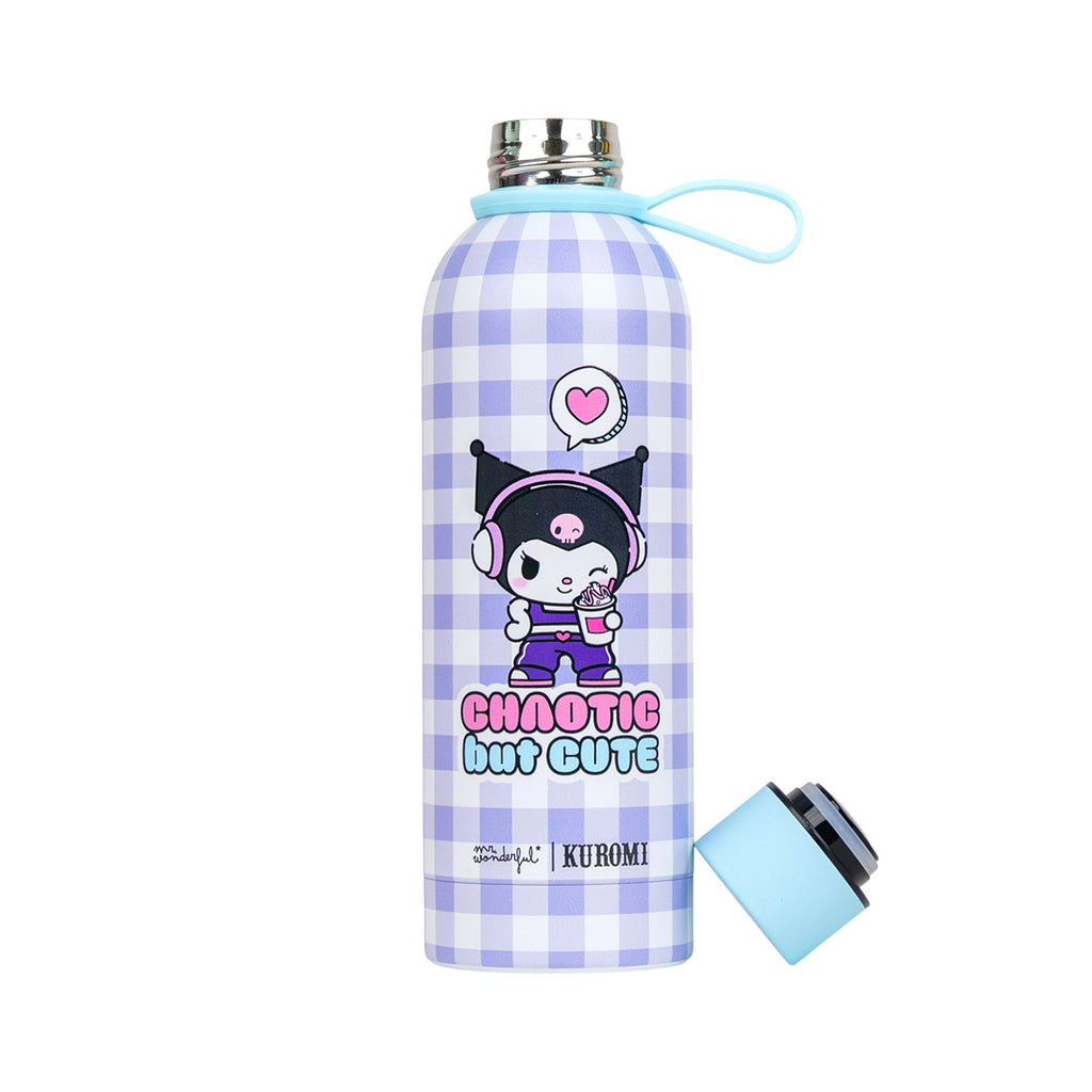 Garrafa Térmica Kuromi - Chaotic but Cute