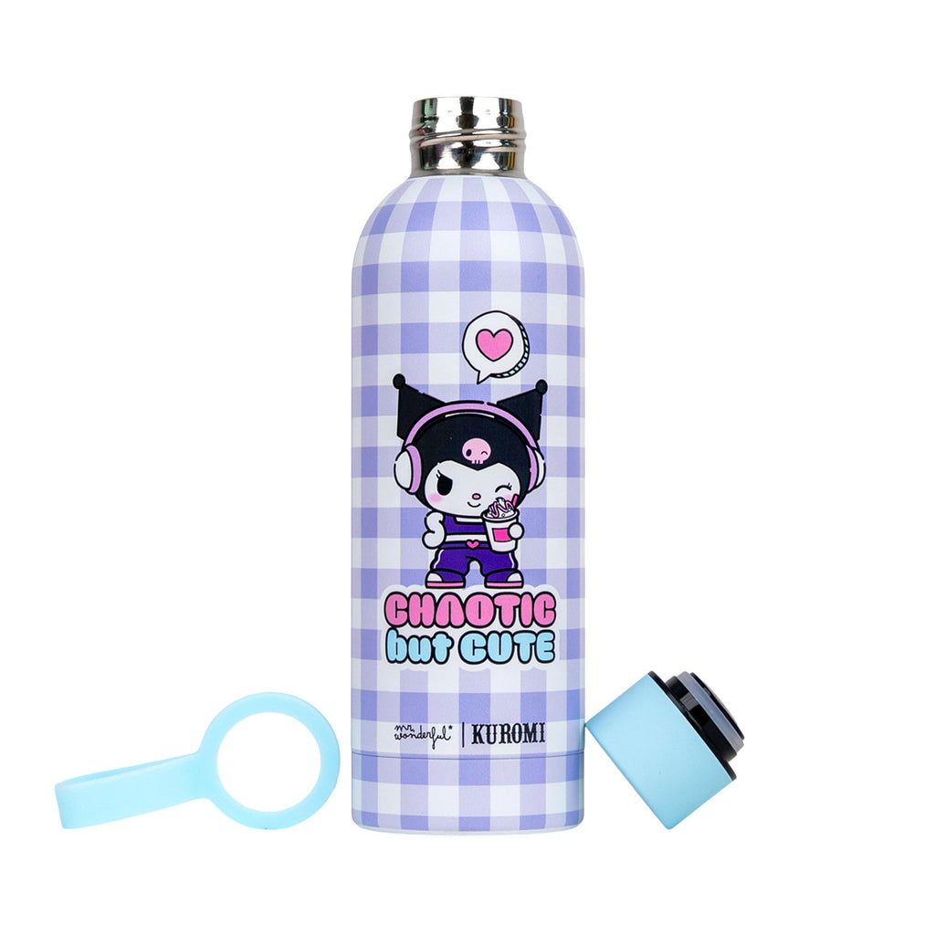 Garrafa Térmica Kuromi - Chaotic but Cute