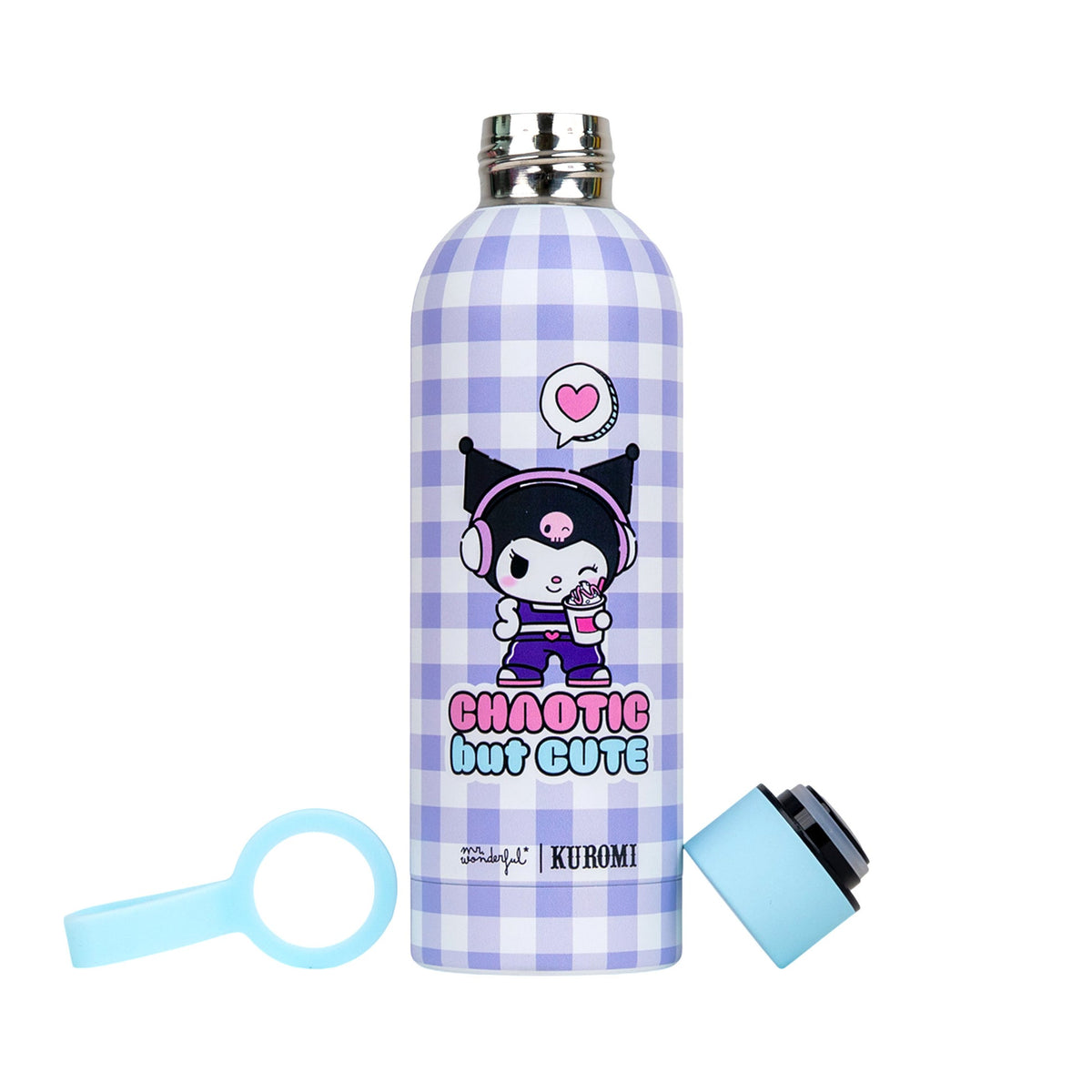 Garrafa Térmica Kuromi - Chaotic but Cute
