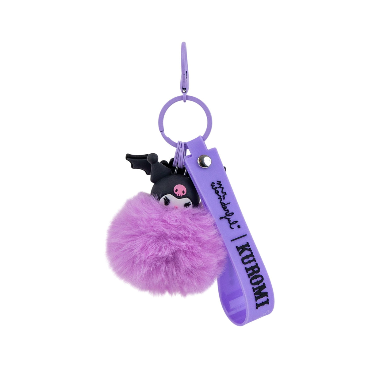 Porta-Chaves com Pompom - Kuromi