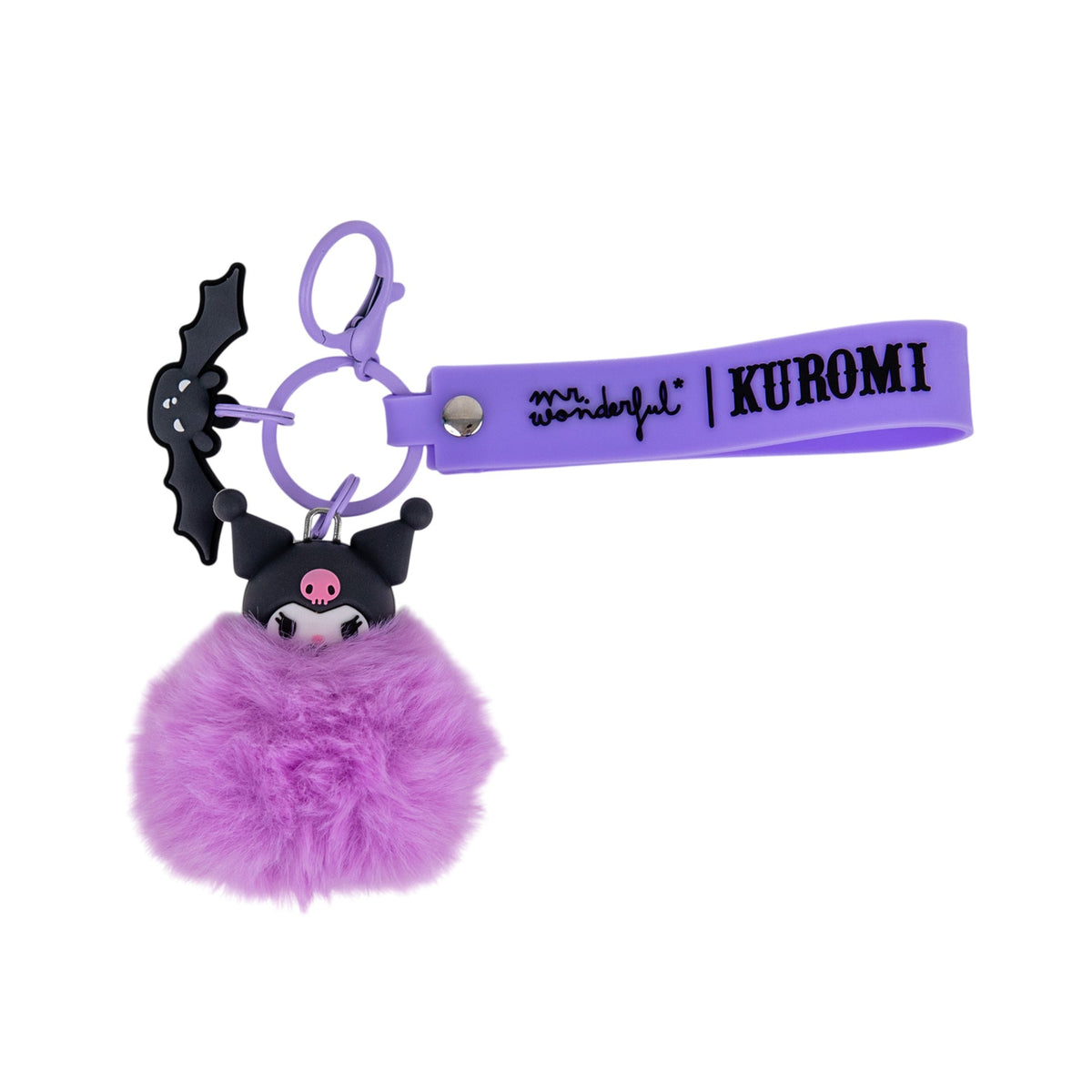 Porta-Chaves com Pompom - Kuromi