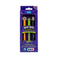 Conjunto de 3 canetas apagáveis Bo-Bo - Glow in the dark