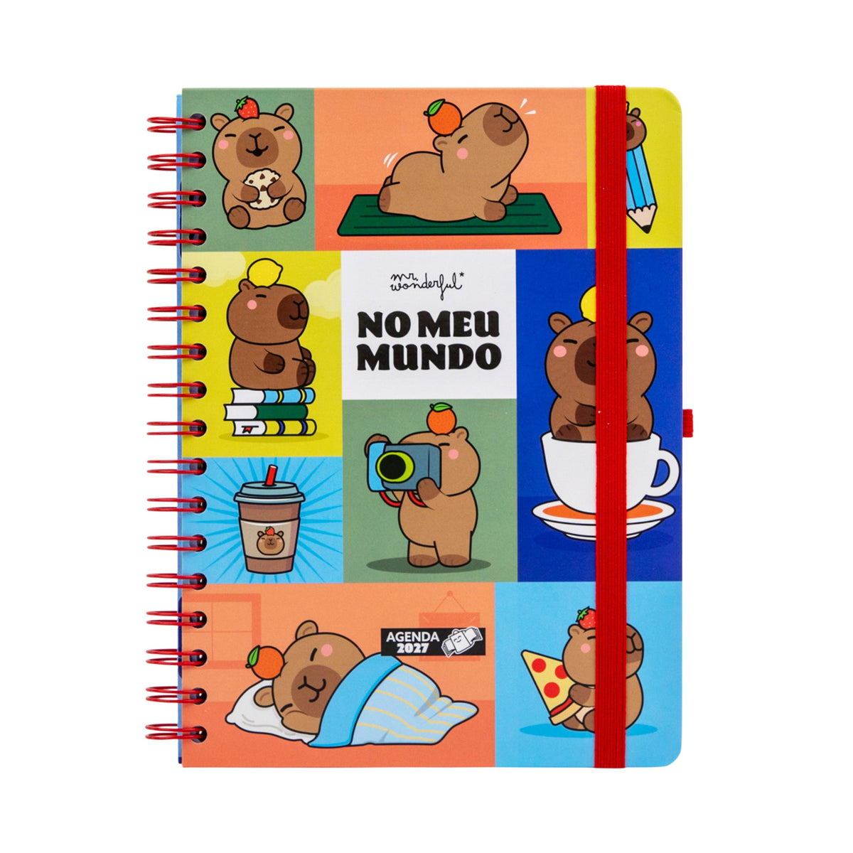 Agenda Semanal 2027 No meu mundo - Mr.Wonderful