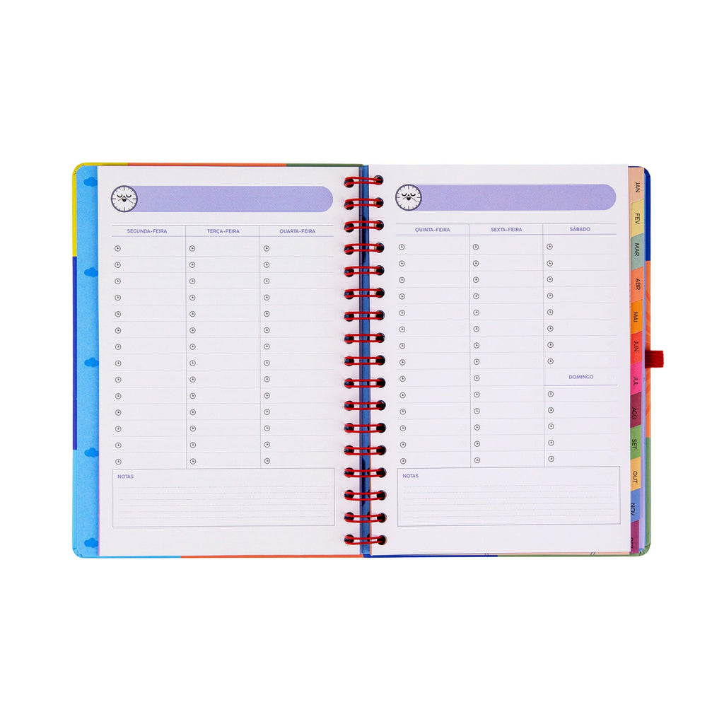 Agenda Semanal 2027 No meu mundo - Mr.Wonderful