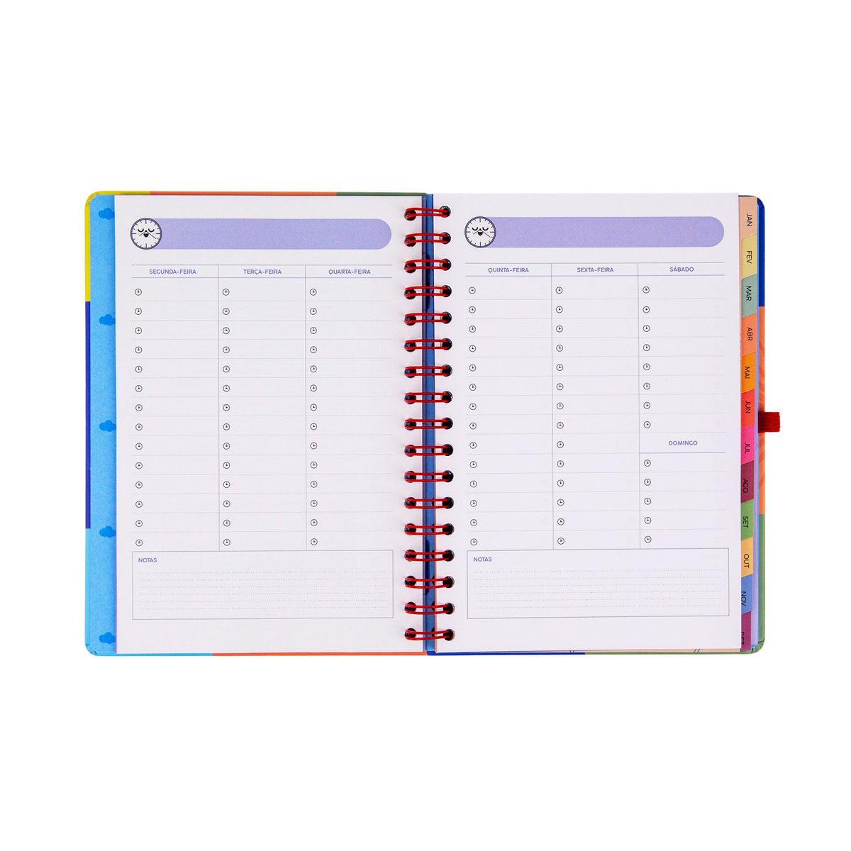 Agenda Semanal 2027 No meu mundo - Mr.Wonderful