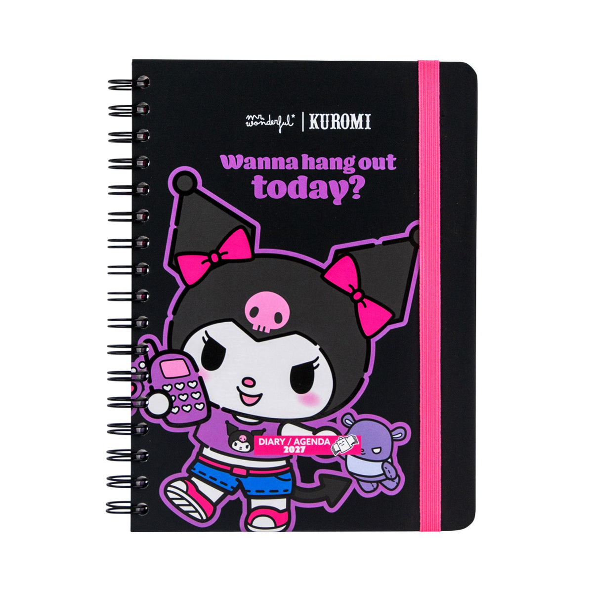 Agenda Semanal 2027 Kuromi - Mr.Wonderful