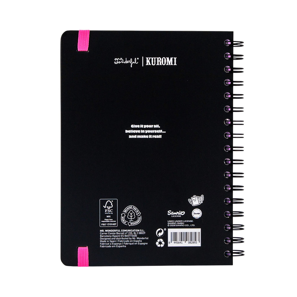 Agenda Semanal 2027 Kuromi - Mr.Wonderful