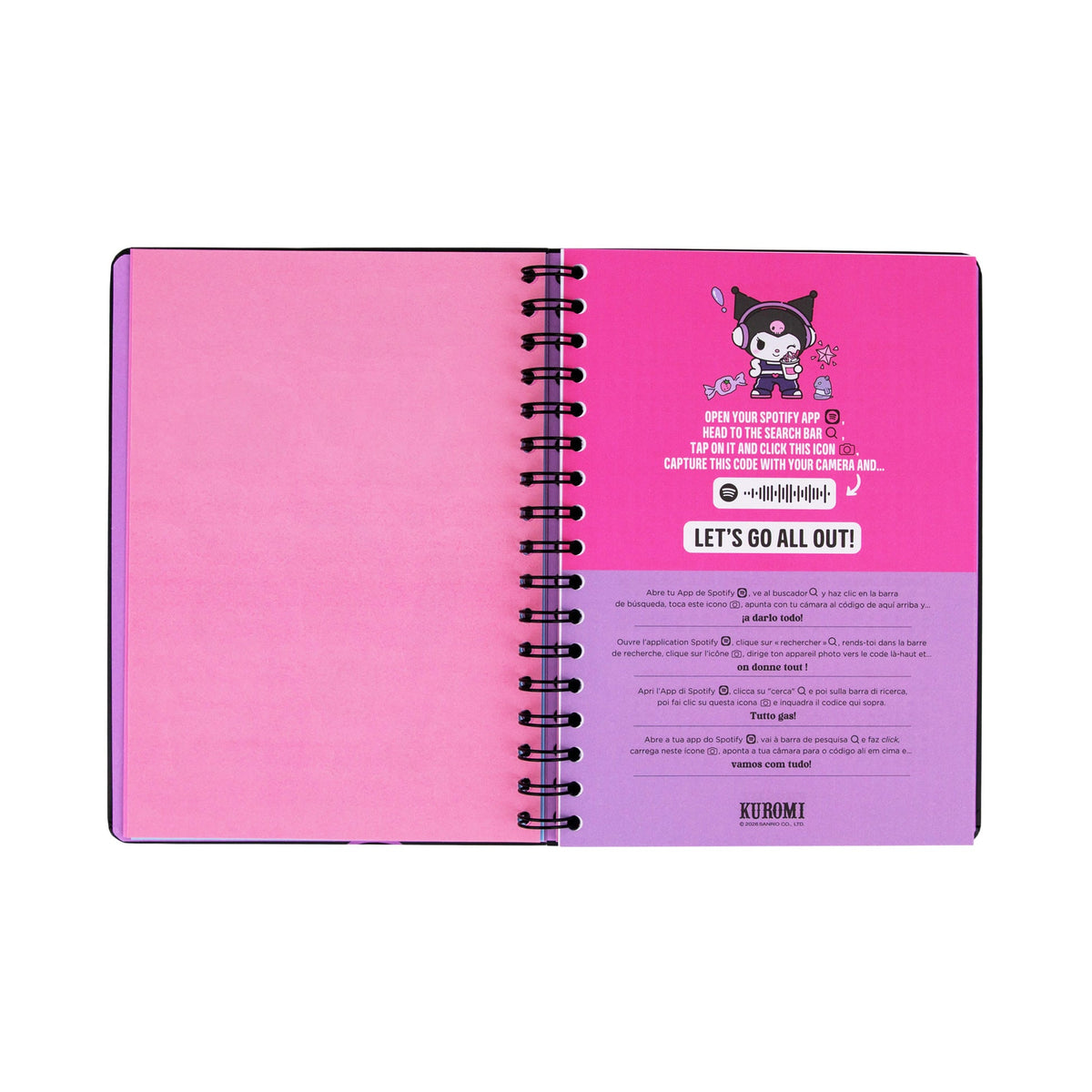 Agenda Semanal 2027 Kuromi - Mr.Wonderful