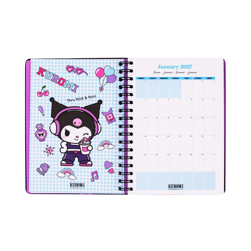 Agenda Semanal 2027 Kuromi - Mr.Wonderful