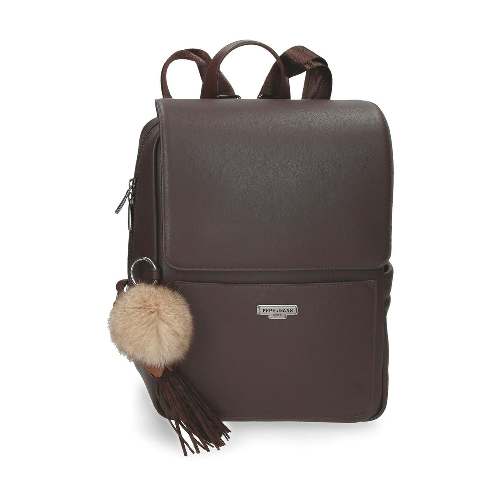 Mochila Margaret Castanho 33cm - Pepe Jeans