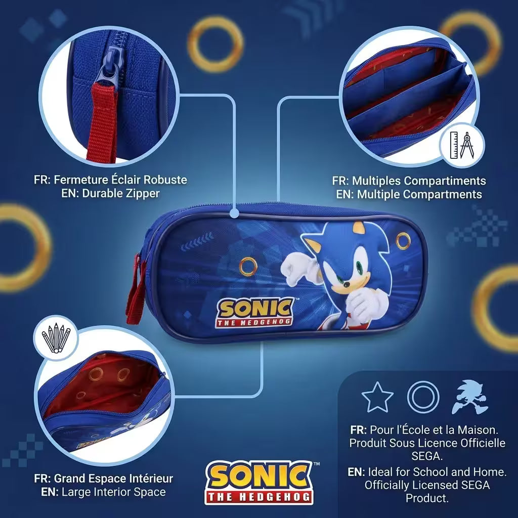 Porta-Lápis Sonic - Vadobag