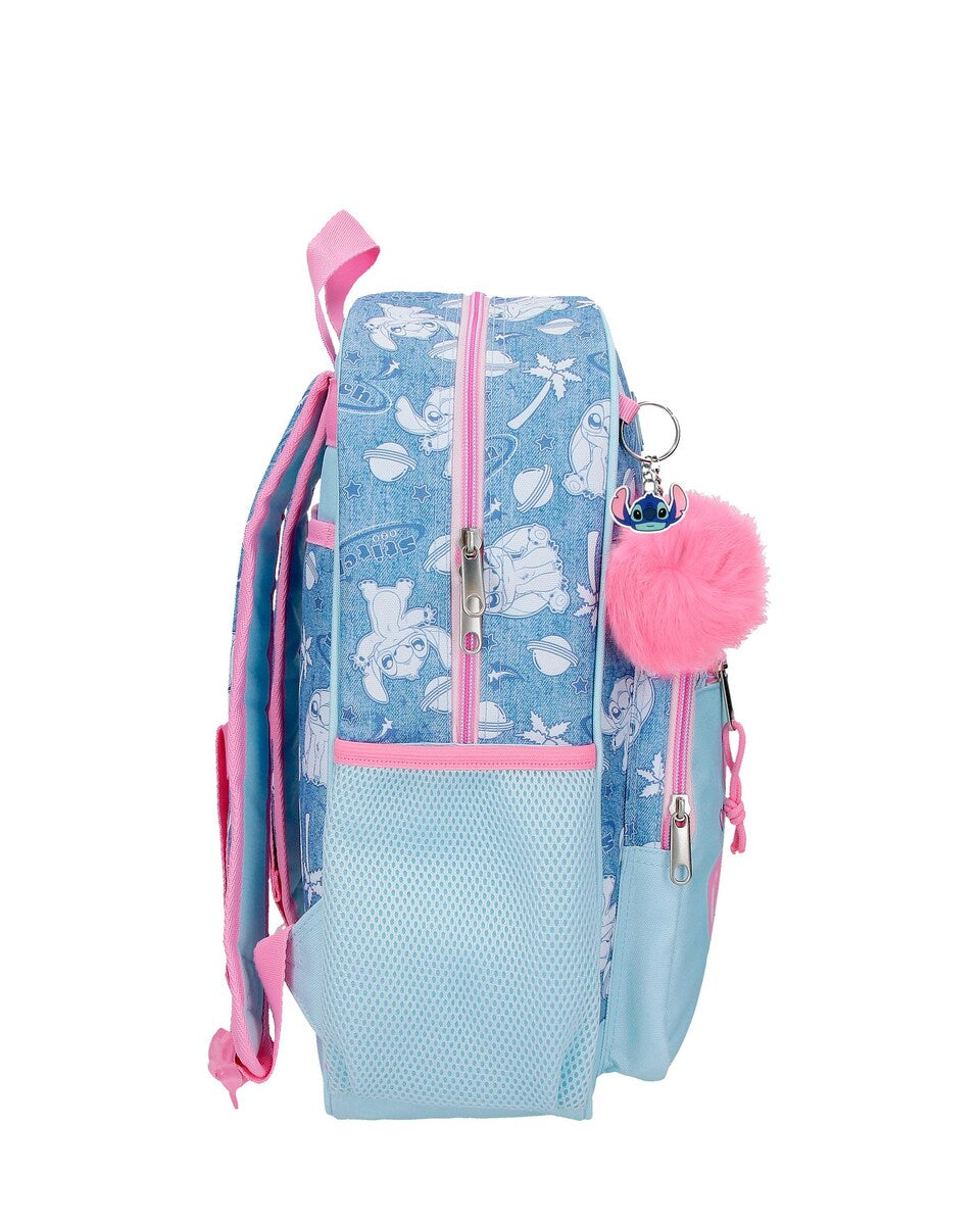 Mochila 38cm Stitch Hearts
