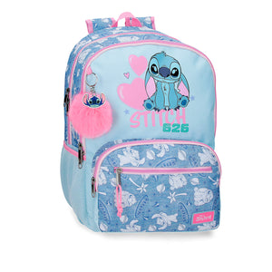 Mochila 44cm Stitch Hearts