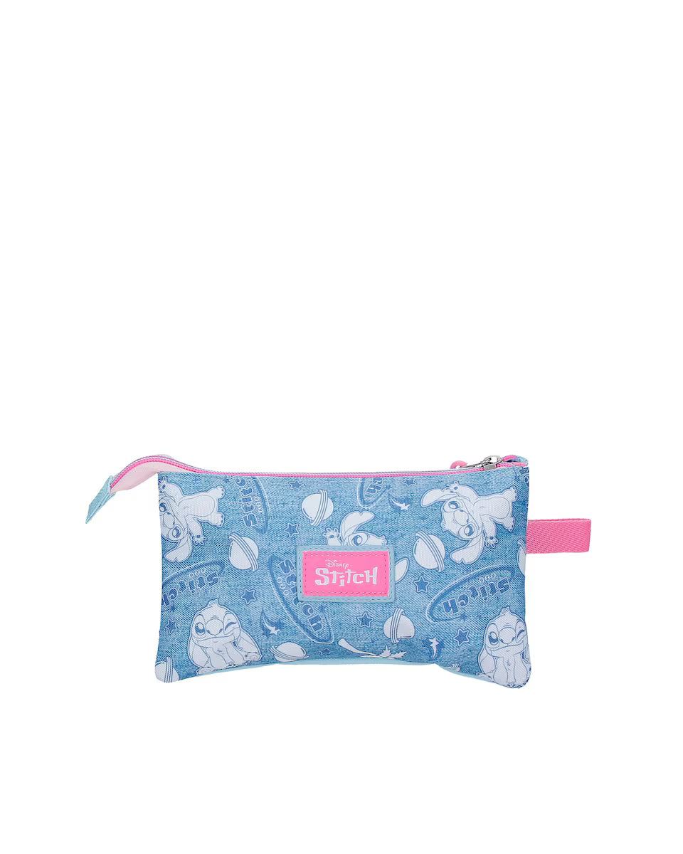 Porta Lápis Triplo Stitch Hearts