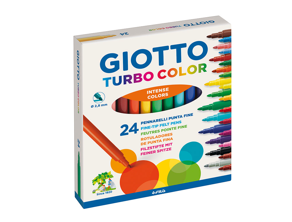GIOTTO Marcadores TurboColor - 24 Unidades