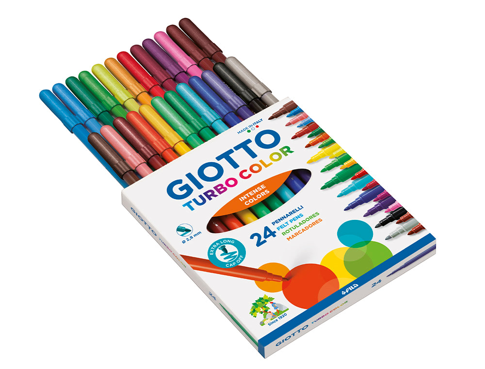 GIOTTO Marcadores TurboColor - 24 Unidades