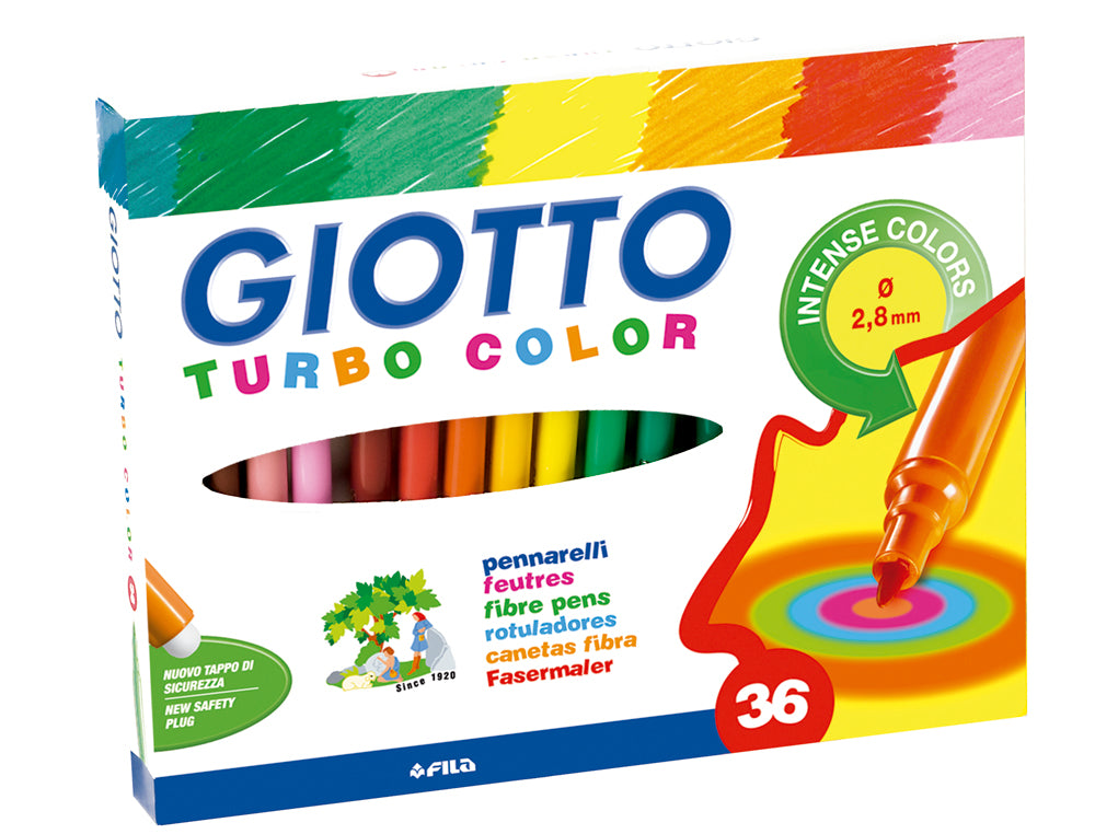 GIOTTO Marcadores TurboColor - 36 Unidades
