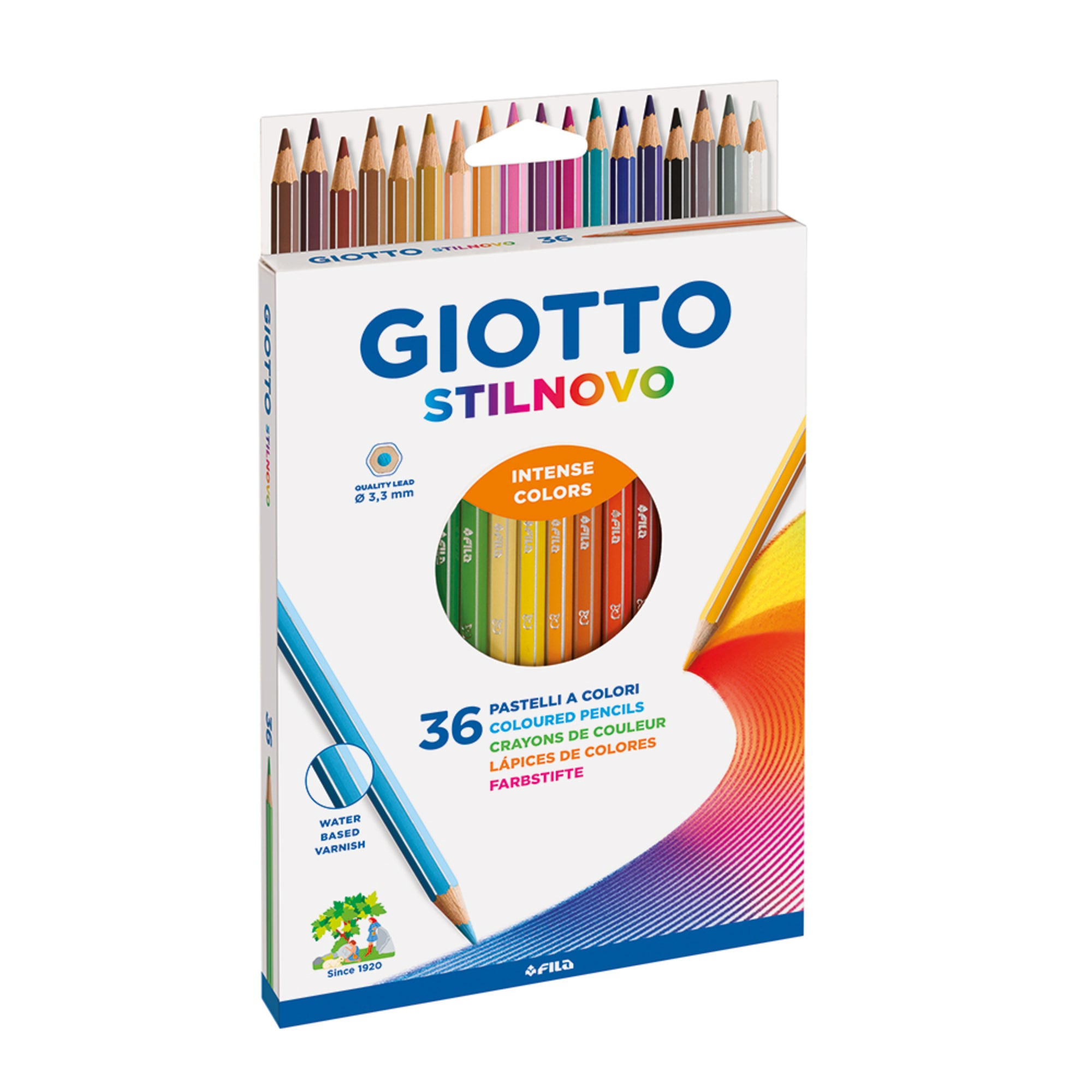 GIOTTO Lápis de Cor Stilnovo - 36 Unidades