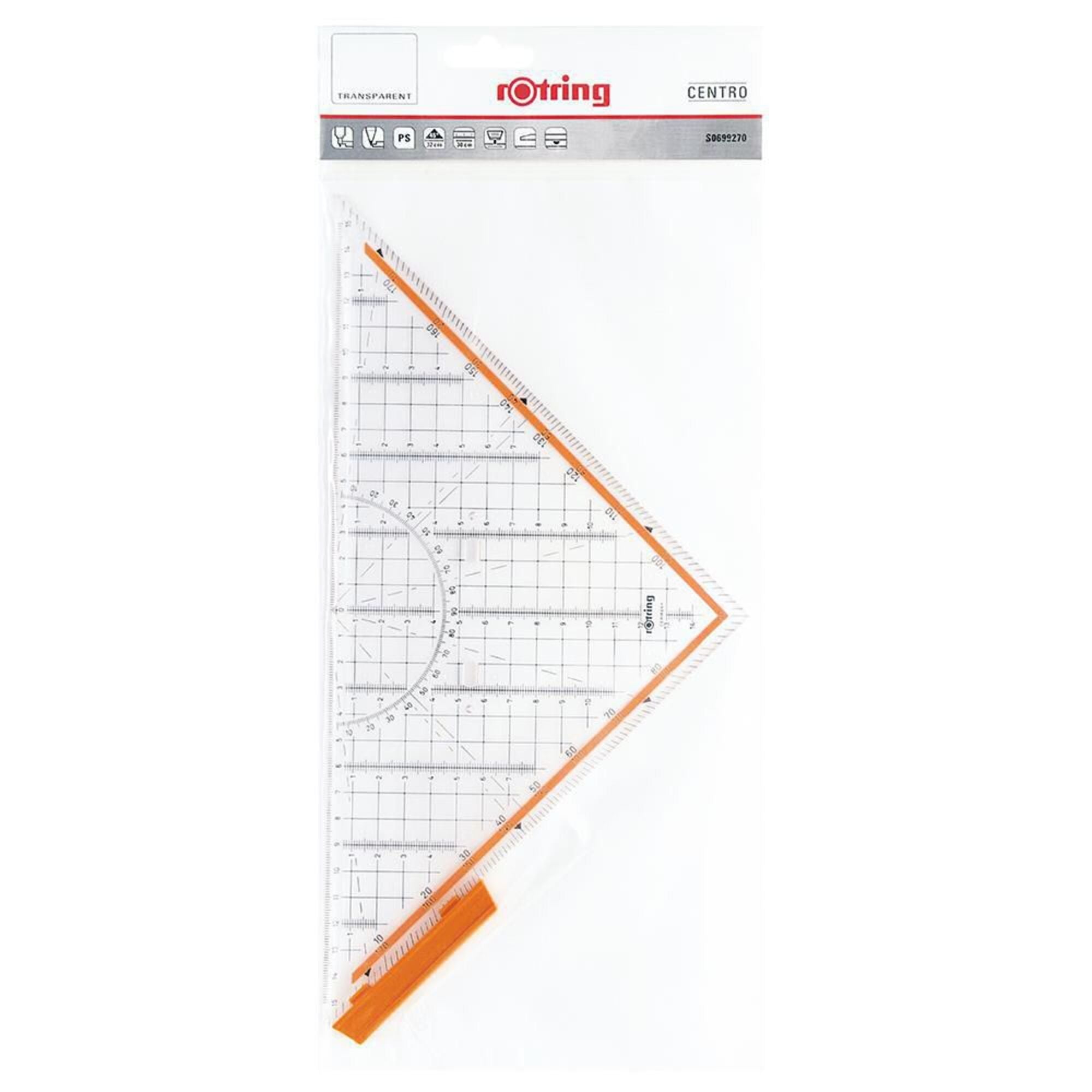 rotring Esquadro - 45°/32cm