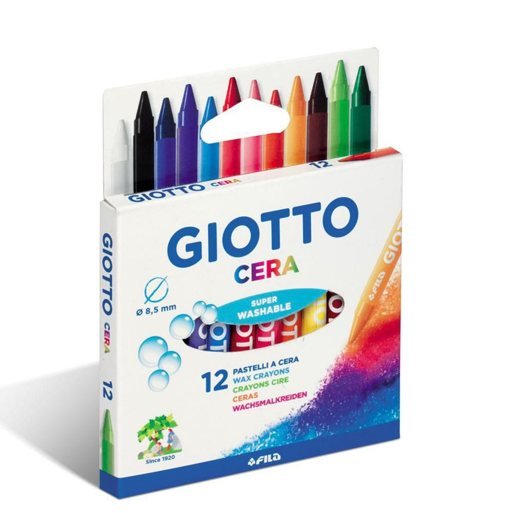GIOTTO Lápis de Cera - 12 Unidades
