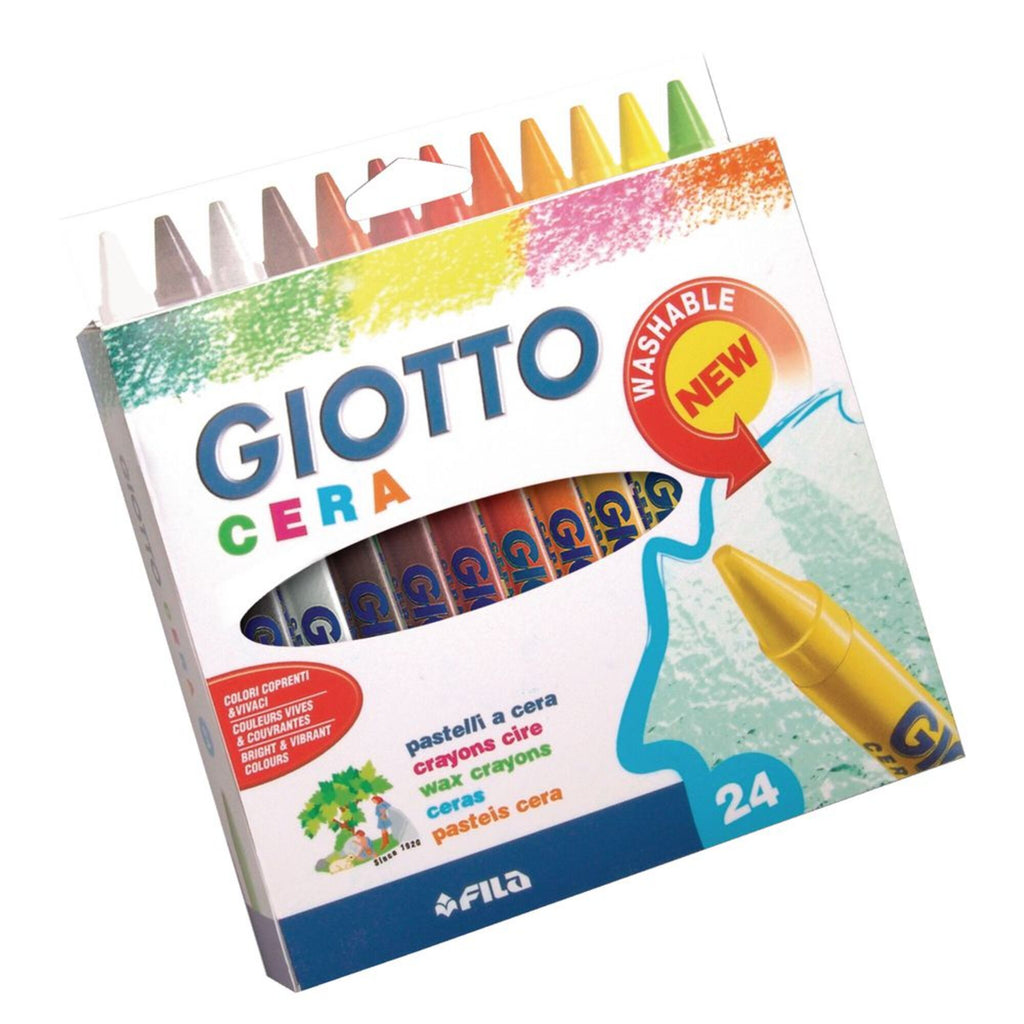 GIOTTO Lápis de Cera - 24 Unidades