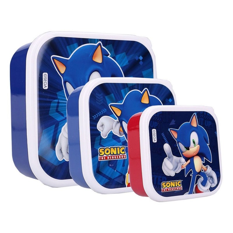 Conjunto de 3 Marmitas Sonic - Vadobag
