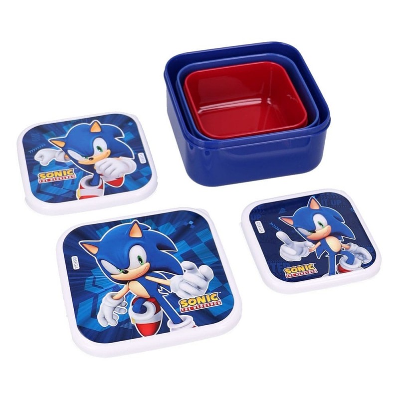 Conjunto de 3 Marmitas Sonic - Vadobag