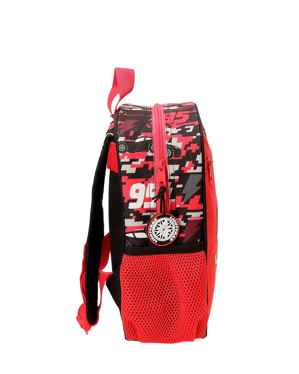 Mochila 40cm Cars McQueen Red