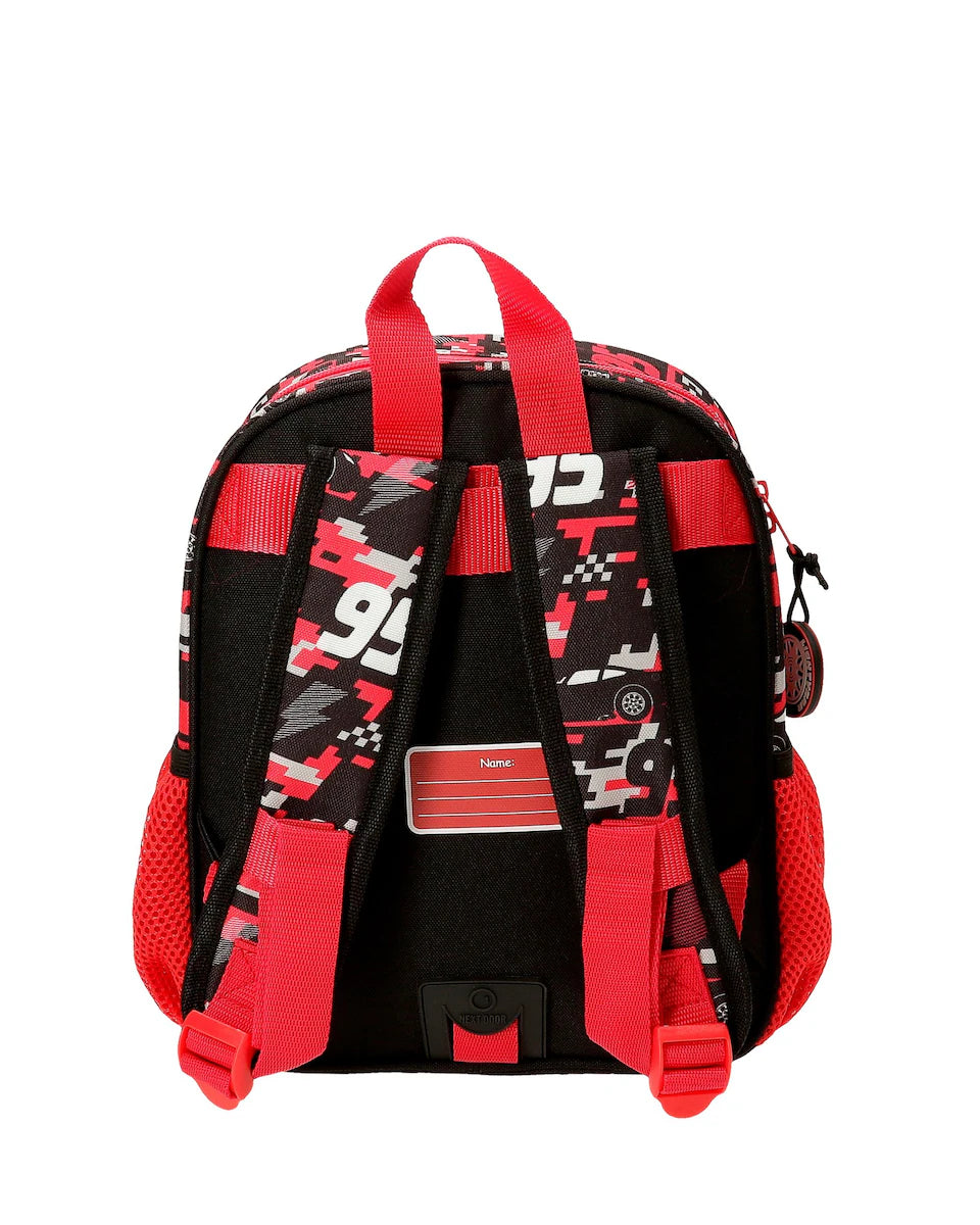 Mochila 40cm Cars McQueen Red