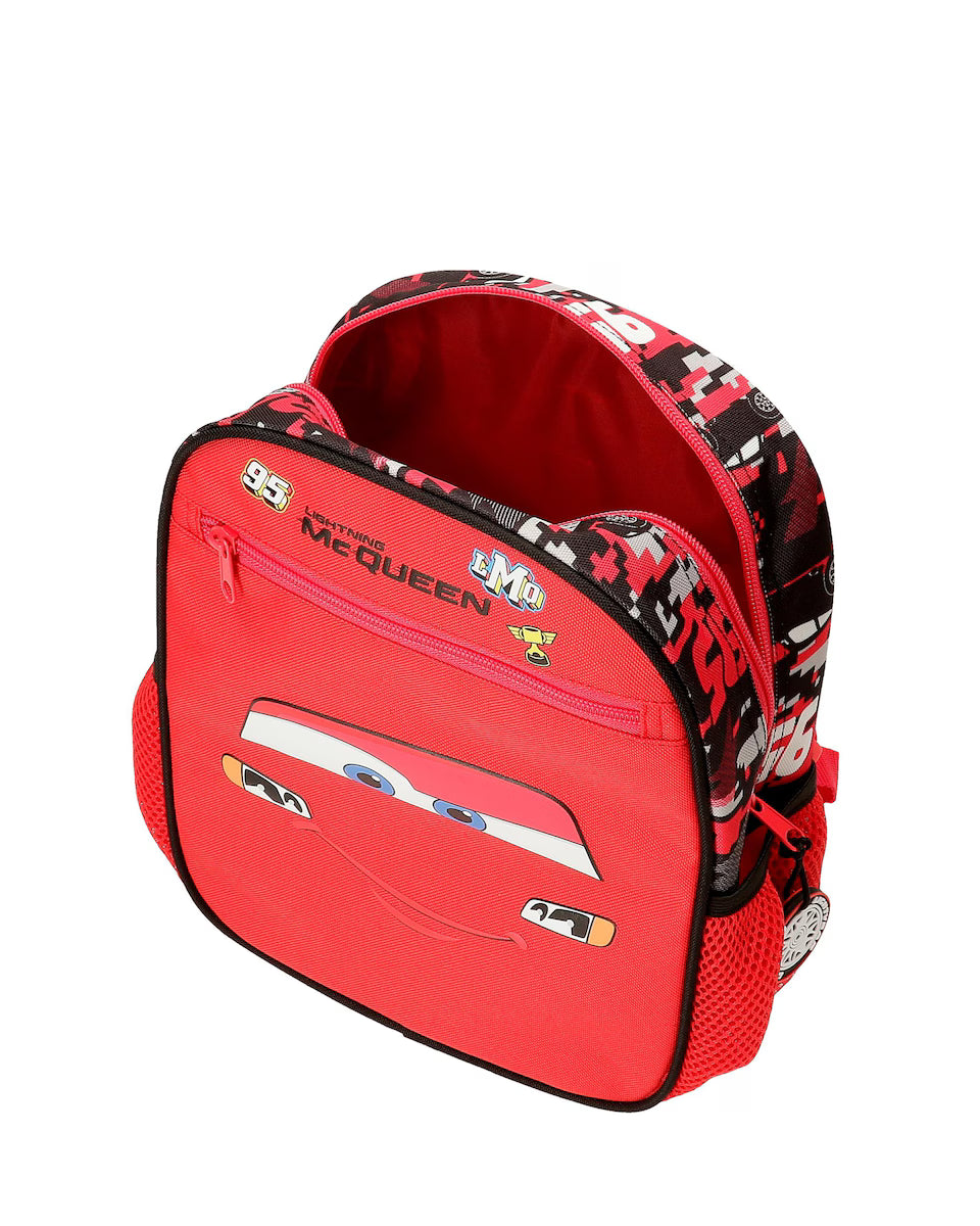 Mochila 40cm Cars McQueen Red