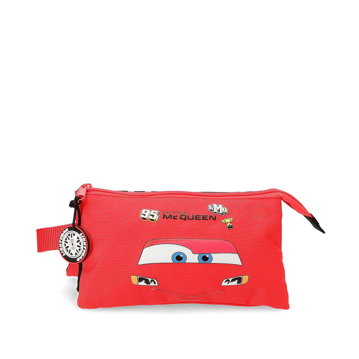 Porta Lápis Triplo Cars McQueen Red