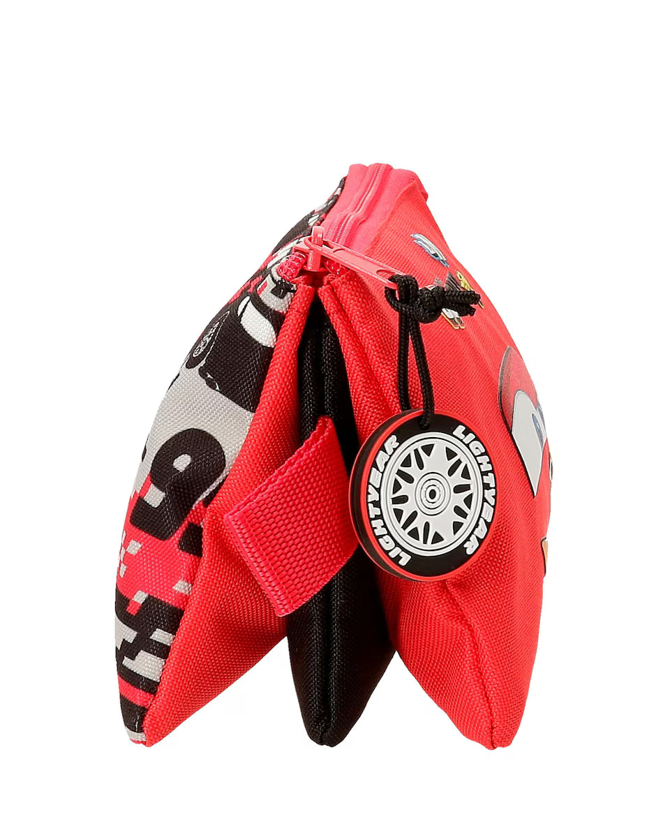 Porta Lápis Triplo Cars McQueen Red