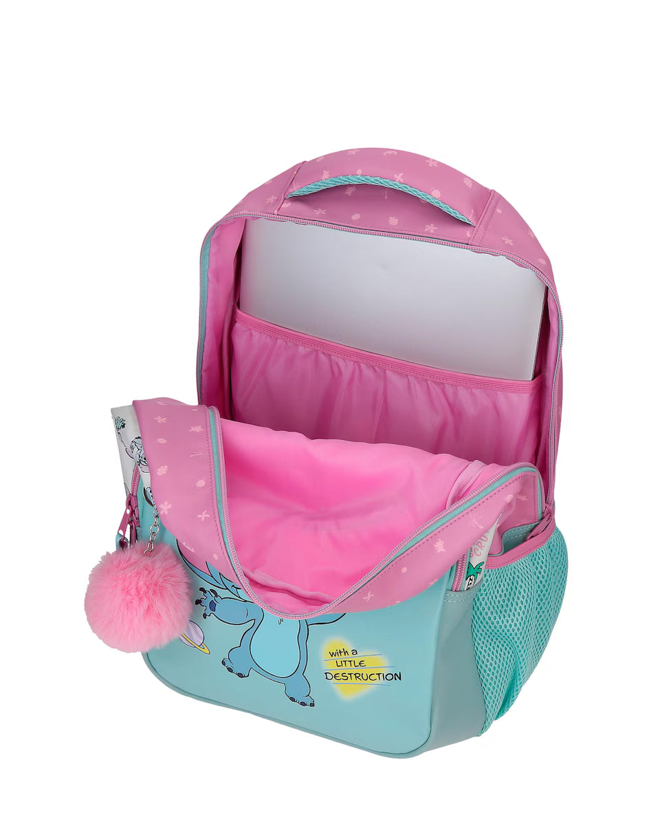 Mochila 42cm Stitch Little Destruction
